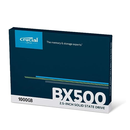 Crucial BX500 1TB Internal SSD Storage 3D NAND SATA 2.5-inch.