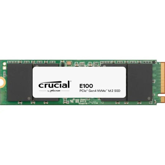 Crucial E100 1TB PCIe Gen4 NVMe M.2 Internal SSD.
