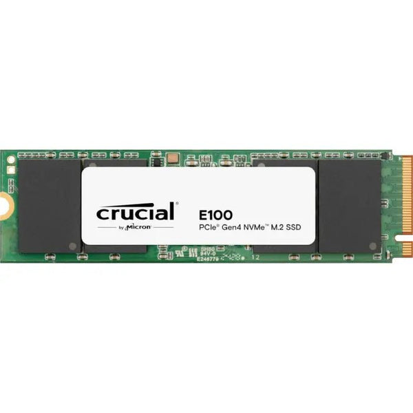 Crucial E100 1TB PCIe Gen4 NVMe M.2 Internal SSD.