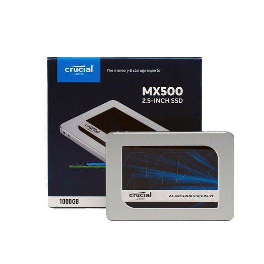 Crucial MX500 1TB Internal SSD 3D NAND SATA 2.5-inch 7mm - CT1000MX500SSD1.