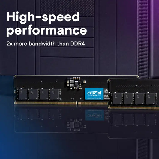 Crucial RAM 8GB DDR5 5600MHz Desktop PC Memory CT8G56C46U5.