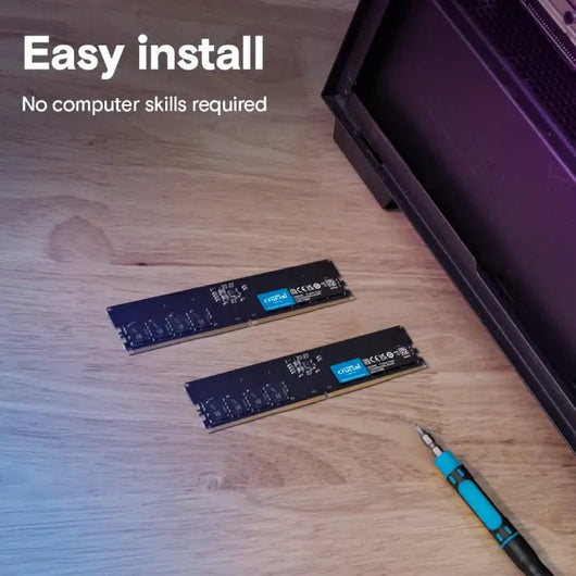 Crucial RAM 8GB DDR5 5600MHz Desktop PC Memory CT8G56C46U5.