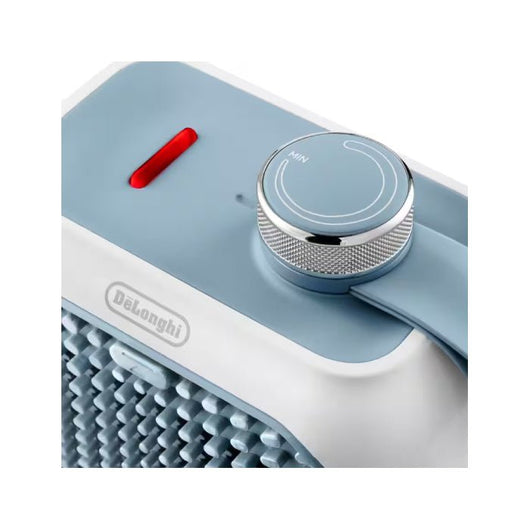 Heater-DeLonghi-Capsule Desk-Ceramic-Fan-360 Watt-Light Blue-2Yrs / HFX10B03.LB.