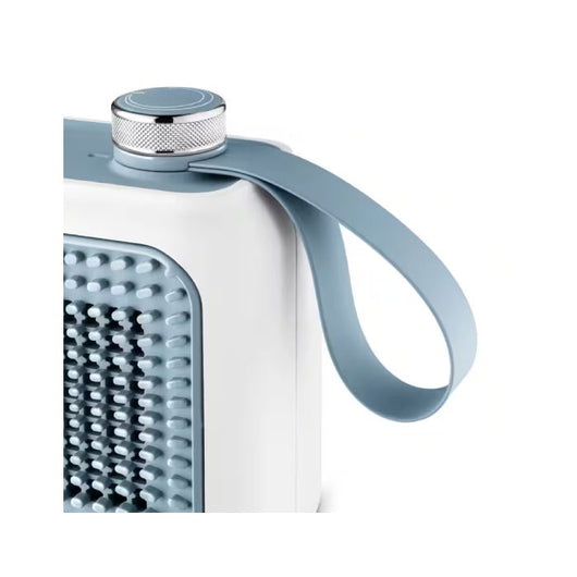 Heater-DeLonghi-Capsule Desk-Ceramic-Fan-360 Watt-Light Blue-2Yrs / HFX10B03.LB.