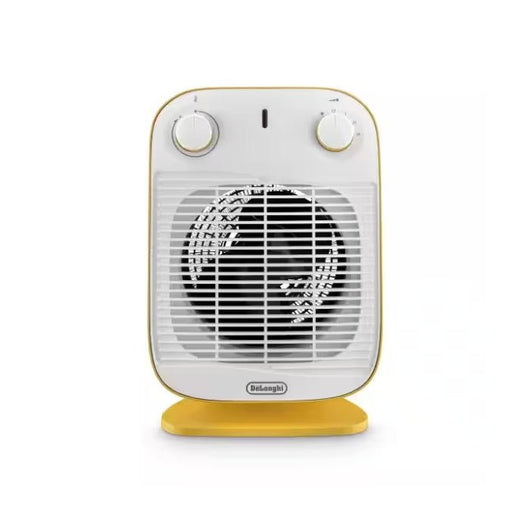 Heater-DeLonghi-Ceramic-Fan-360 Watt-White*Yellow-2Yrs / HFS50B20.YE.