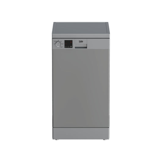 Dishwasher-Beko-Slimline-10 Person-5 Programs-Silver-Turky-5Yrs / DVS05020S.