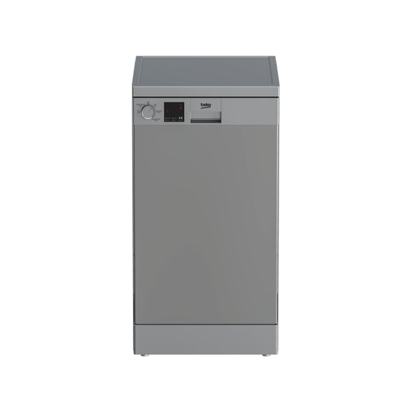 Dishwasher-Beko-Slimline-10 Person-5 Programs-Silver-Turky-5Yrs / DVS05020S.