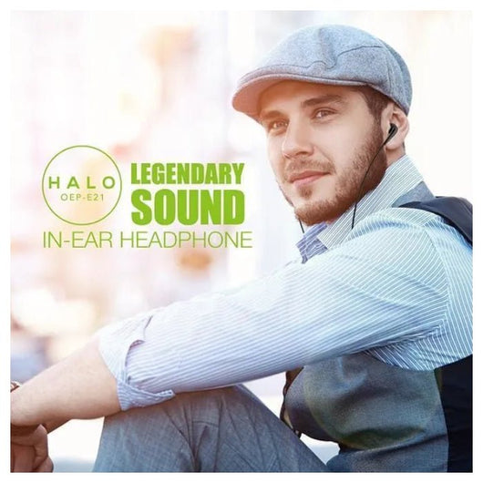 Earphone-Oraimo-With Mic-Halo 2S-OEP-E21P-Black / 4895180790041.