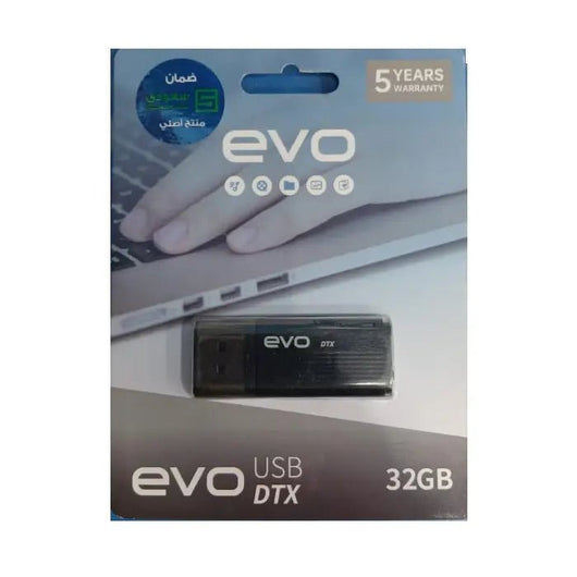 EVO DTX Flash Memory, 32GB, USB 2.0, Black, SGK-USB-S20-2032.