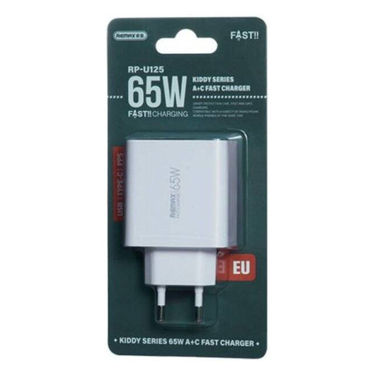 FAST CHARGER-REMAX-RP-U125-65W - 14 Day Warranty.