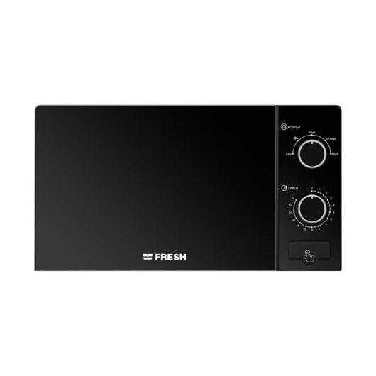 Microwave Oven-FRESH-Mirror-20 Liters-700 Watt-Glass Door-Black-Egypt-2Yrs / FMW-20MCP-BM / 500015993.