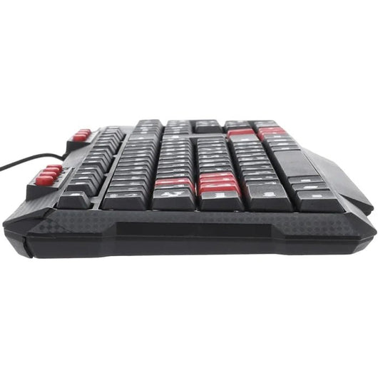 GR-605 Multimedia USB Wired Keyboard Black.