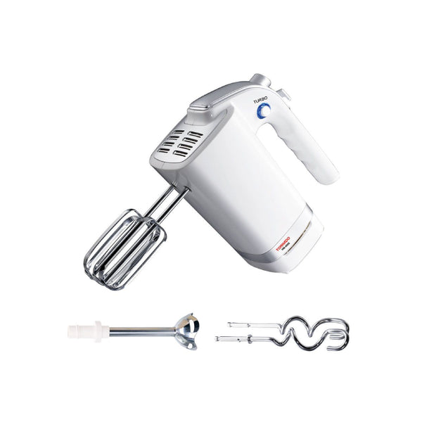 Hand Mixer-Tornado-400 Watt-4 Speeds-Turbo speed-White-1Yrs / HM-400S.