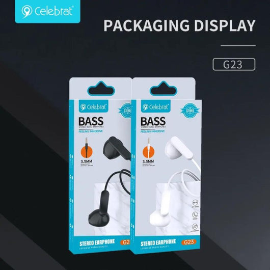 HEADSET-CELEBRAT-G23-BLACK - 14 Day Warranty.