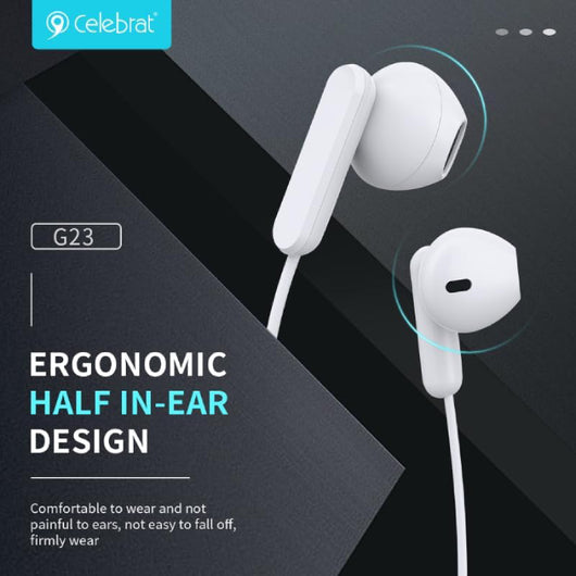 HEADSET-CELEBRAT-G23-WHITE - 14 Day Warranty.