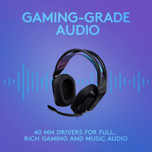 HEADSET-LOGITECH-G335-WIRED-GAMING-3.5M-BLACK  (981-000978).