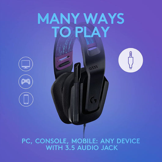 HEADSET-LOGITECH-G335-WIRED-GAMING-3.5M-BLACK  (981-000978).