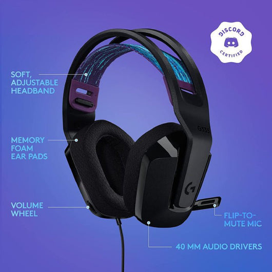 HEADSET-LOGITECH-G335-WIRED-GAMING-3.5M-BLACK  (981-000978).