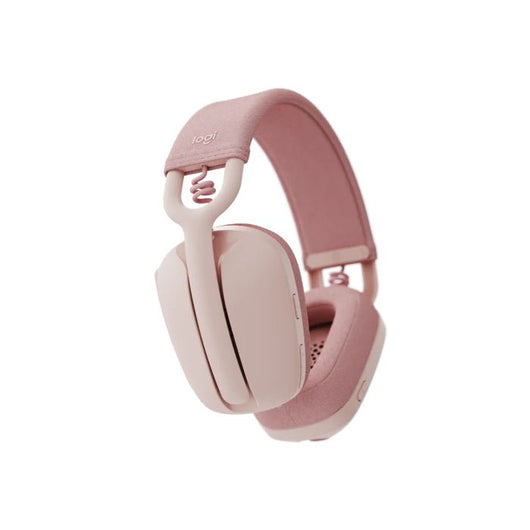 HEADSET-LOGITECH-GAMING-WIRELESS-ZONE-VIBE 100-ROSE (981-001224).
