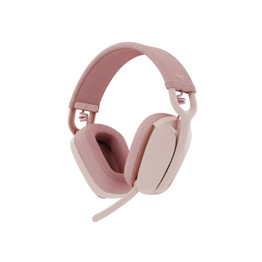 HEADSET-LOGITECH-GAMING-WIRELESS-ZONE-VIBE 100-ROSE (981-001224).