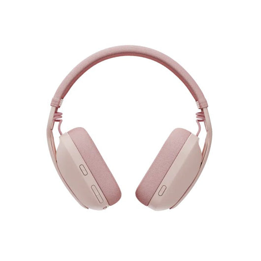 HEADSET-LOGITECH-GAMING-WIRELESS-ZONE-VIBE 100-ROSE (981-001224).