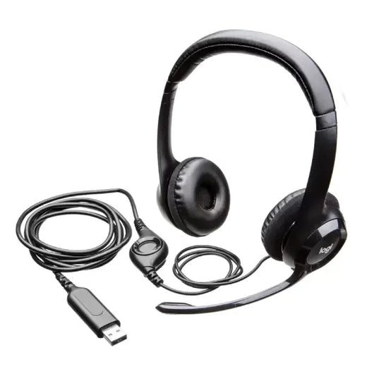 HEADSET-LOGITECH-USB-H390-BLACK (981-000406).