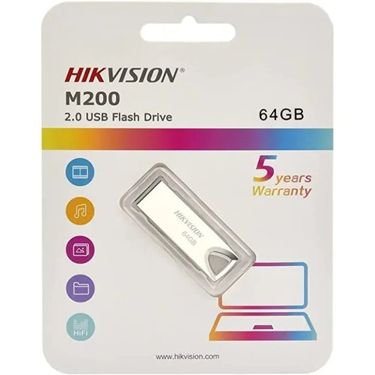 HIKVISION 64 GB 2.0 USB Flash Drive - HS-USB-M200 STD-64G-EN.