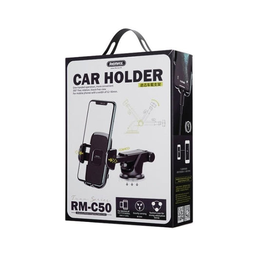 HOLDER CAR-REMAX-RM-C50 - 14 Day Warranty.