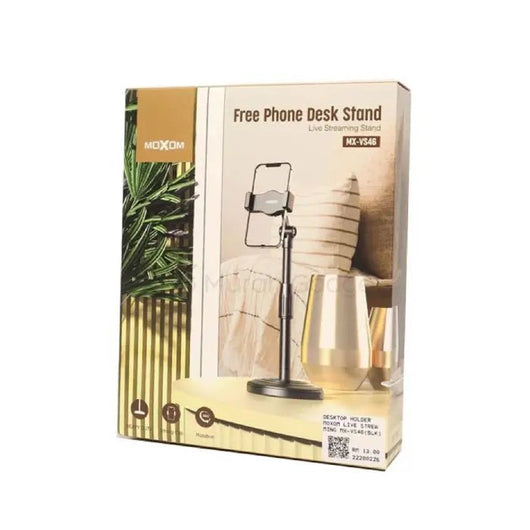 HOLDER-MOXOM-FREE PHONE-DESK STAND-MX-VS46 - 14 Day Warranty.