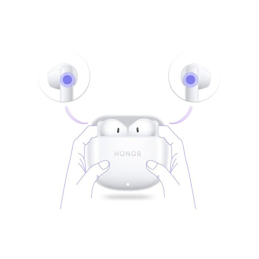 Honor X6 Earbuds 40-Hour Battery Life 10 min Charge White.