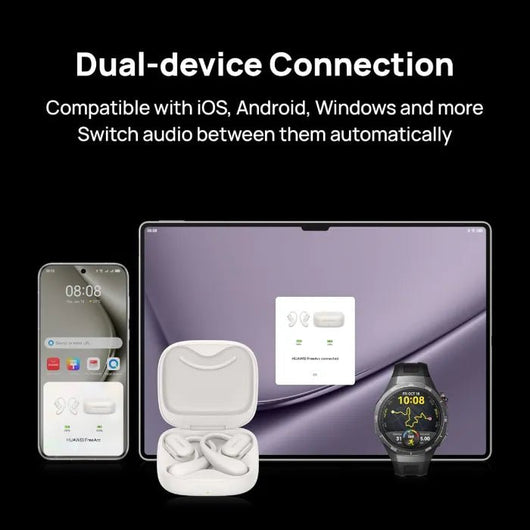 HUAWEI FreeArc Open-Ear Wireless Earbuds, Bluetooth Earphones 55038108 Black.