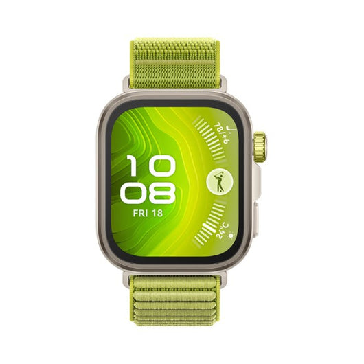Huawei Watch Fit 4 Pro 1.82 Inch Bluetooth Smart Watch Green.