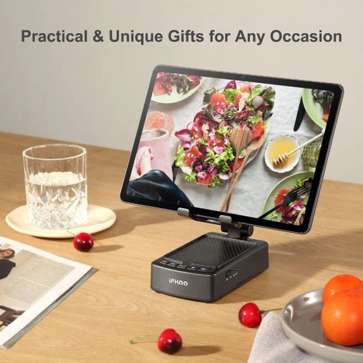 IFKOO F3 Portable Phone Stand with Bluetooth Speaker.