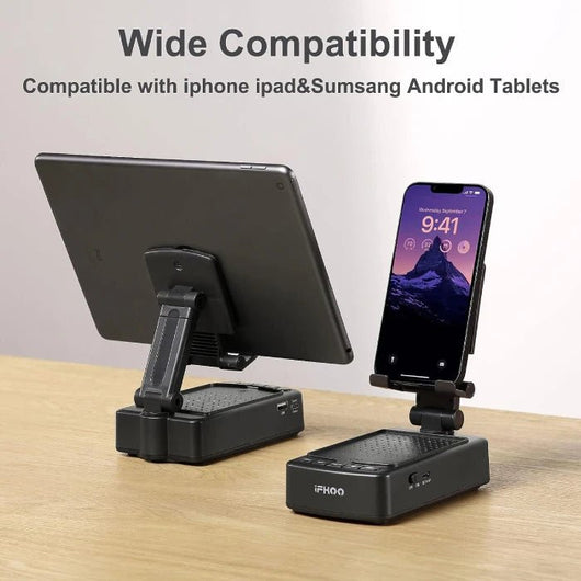 IFKOO F3 Portable Phone Stand with Bluetooth Speaker.