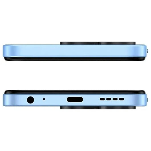 Itel A50 Dual SIM 128GB, (3+5)8GB RAM, 4G LTE, Dynamic Bar - Cyan Blue.