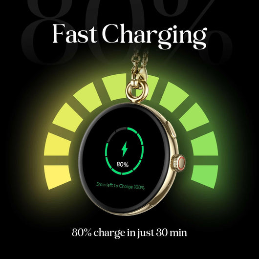 Itel Smart Watch Unicorn ISW-N9 1.43 Inch Amoled IP68 - Champagne Gold.