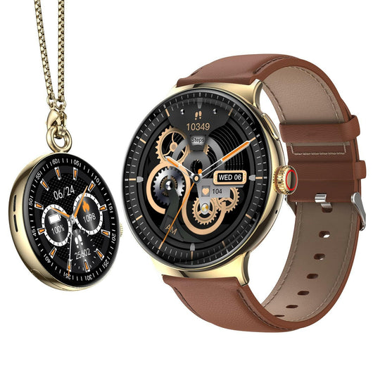 Itel Smart Watch Unicorn ISW-N9 1.43 Inch Amoled IP68 - Champagne Gold.