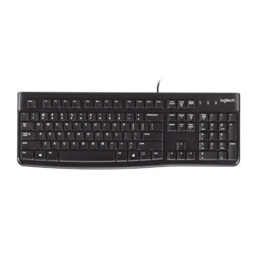 KB-LOGITECH-K120-Corded Keyboard-BLACK-USB-ARA (920-002495).