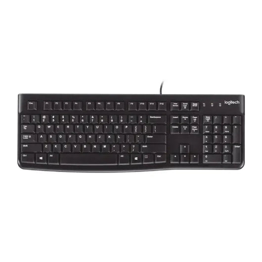 KB-LOGITECH-K120-Corded Keyboard-BLACK-USB-ARA (920-002495).