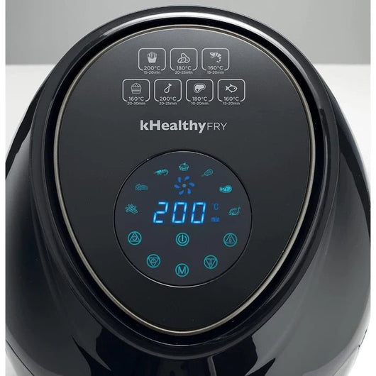 Air Fryer-Kenwood-1500 Watt-3.8 Liter-LED Display-Black-2Yrs / HFP30.000BK.