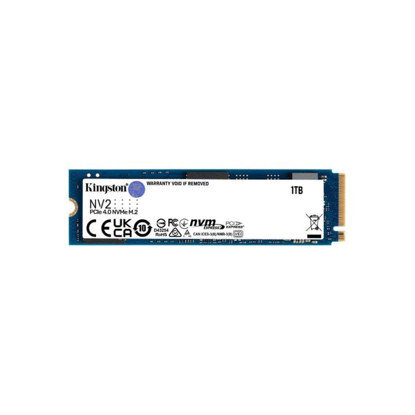 Kingston 1TB NV2 NVMe PCIe 4.0 Internal Solid State Drive M.2 2280 SNV2S/1000G.