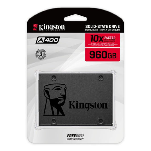 Kingston A400 960GB 2.5 Inch SATA Internal SSD Solid State Drive - SA400S37/960GB.