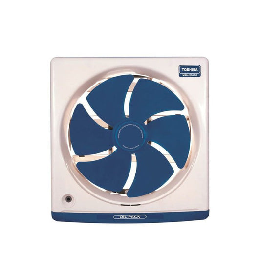 Kitchen Ventilating-TOSHIBA-Fan-20cm x 20cm-With Oil Drawer-Dark Blue Or Off White-1Yrs / VRH20J10.