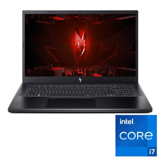 LAPTOP-ACER-NITRO V-15-ANV15-51-767G-CI7-13620H-10 CORS-16G-512G SSD- NVIDIA GeForce RTX 3050 6G-15.6 INCH FHD-IPS 165HZ-FINGER PRINT-WIN 11- OBSIDIAN BLACK ( NH.QNCEM.00M ).