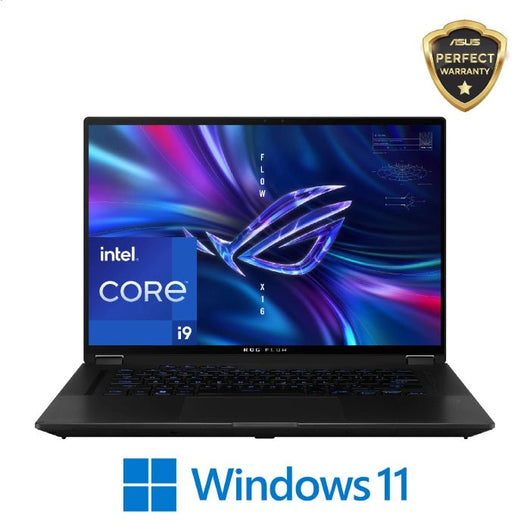 LAPTOP-ASUS-ROG Flow X16-GV601VU-NF060W-CI9-13900H-16G-1T.SSD-NVIDIA GeForce RTX 4050 6G DDR6-16 Inch QHD+ (2560 x 1600) WQXGA 240Hz-WIN11-ROG BackPack/PEN.