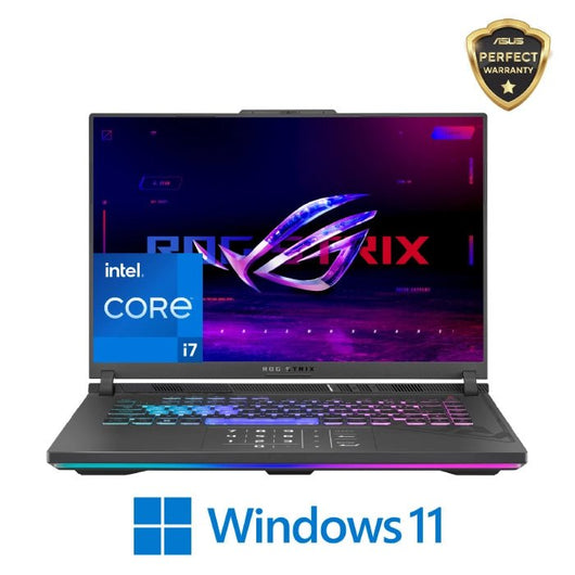 LAPTOP-ASUS-ROG Strix-G16-G614JV-N3487W-CI7-13650HX-16G-1T.SSD-NVIDIA GeForce RTX 4060 8G DDR6-16 Inch FHD (1920 x 1200) WUXGA 165Hz-WIN11-Eclipse Gray-BAG / 90NR0C61-M01370.
