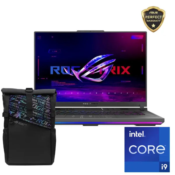 LAPTOP-ASUS-ROG Strix-G16-G614JVR-N3044W-CI9-14900HX-16G-1T.SSD-NVIDIA GeForce RTX 4060 8G DDR56-16 Inch FHD (1920 x 1200) WUXGA 165Hz-WIN11-Eclipse Gray-BAG / 90NR0II5-M001P0.