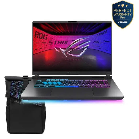 LAPTOP-ASUS-ROG Strix G16-G614PR-RV161W-AMD R9-8940HX-16G-1T SSD-RTX™ 5070Ti 12GB -16 INCH WUXGA ANTI-GLARE NON-TOUCH 300NITS/B SRGB 100% 165Hz-WIN 11 / 90NR0NJ7-M003W0.