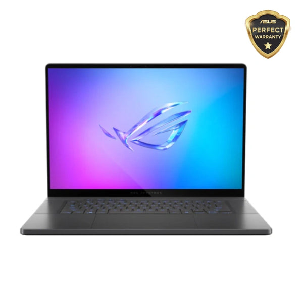 LAPTOP-ASUS-ROG Zephyrus-G16-GA605WI-QR050W-AMD Ryzen™AI 9 HX 370-32G-1T.SSD-NVIDIA GeForce RTX 4070 8G DDR6-16 Inch (2560x1600) WQXGA-Backlit keyboard-WIN11-Eclipse Gray-Sleeve / 90NR0J91-M002K0.