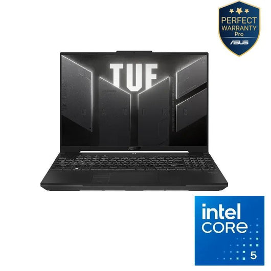 LAPTOP-ASUS-TUF GAMING- F16-FX607VU-RL805W-Core 5-210H-8G-512G SSD-RTX 4050  6GB -16-inch WUXGA (1920 x 1200) 144Hz-WIN 11-MECHA GRAY/ 90NR0N06-M008L0.
